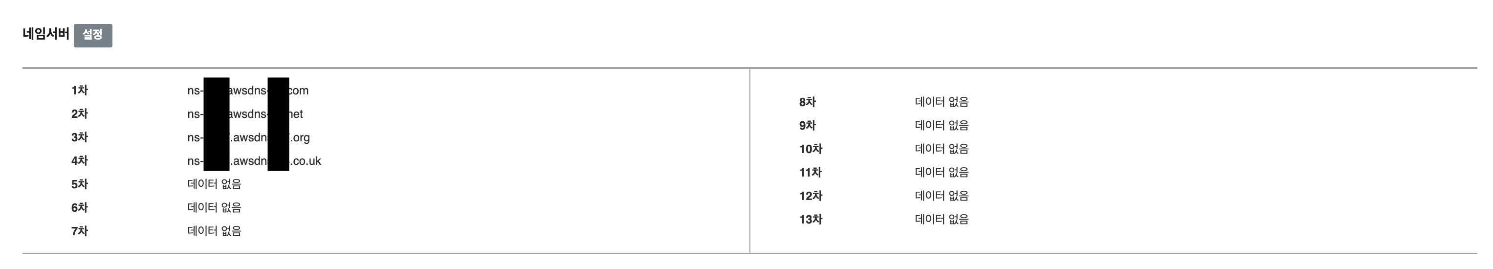 Gabia Nameserver 설정